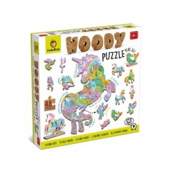 Woody puzzle - unicorni